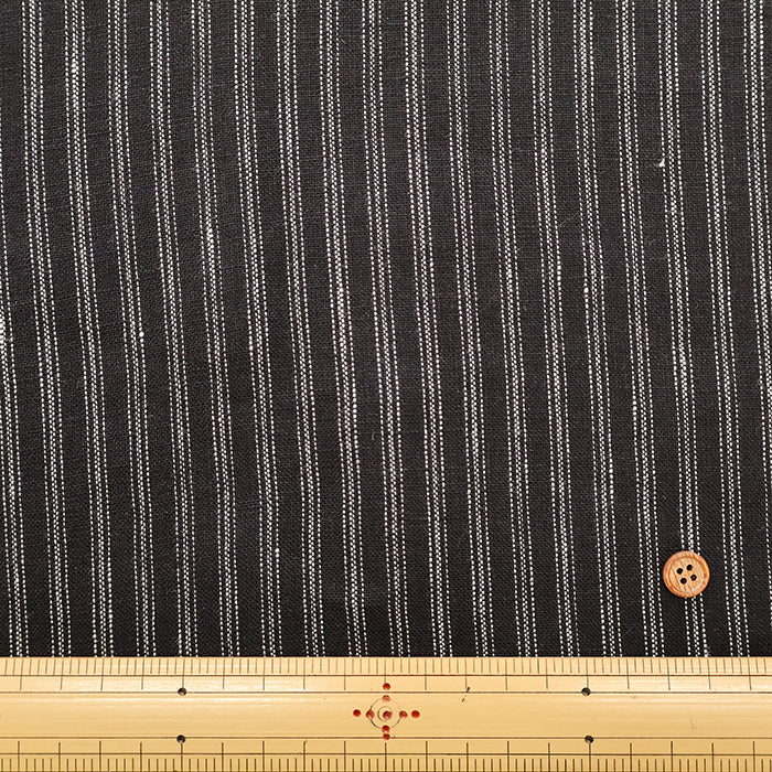 Made in Lithuania Linen Stripe Fabric - nomura tailor
