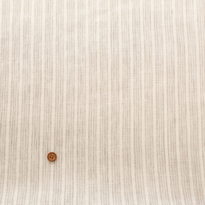 Made in Lithuania Linen Stripe Fabric - nomura tailor