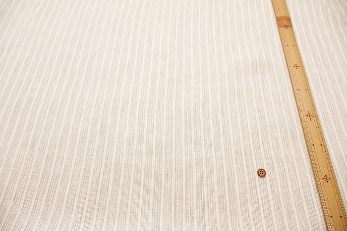 Made in Lithuania Linen Stripe Fabric - nomura tailor