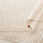 Made in Lithuania Linen Stripe Fabric - nomura tailor