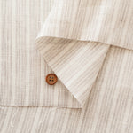 Made in Lithuania Linen Stripe Fabric - nomura tailor