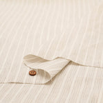 Made in Lithuania Linen Stripe Fabric - nomura tailor
