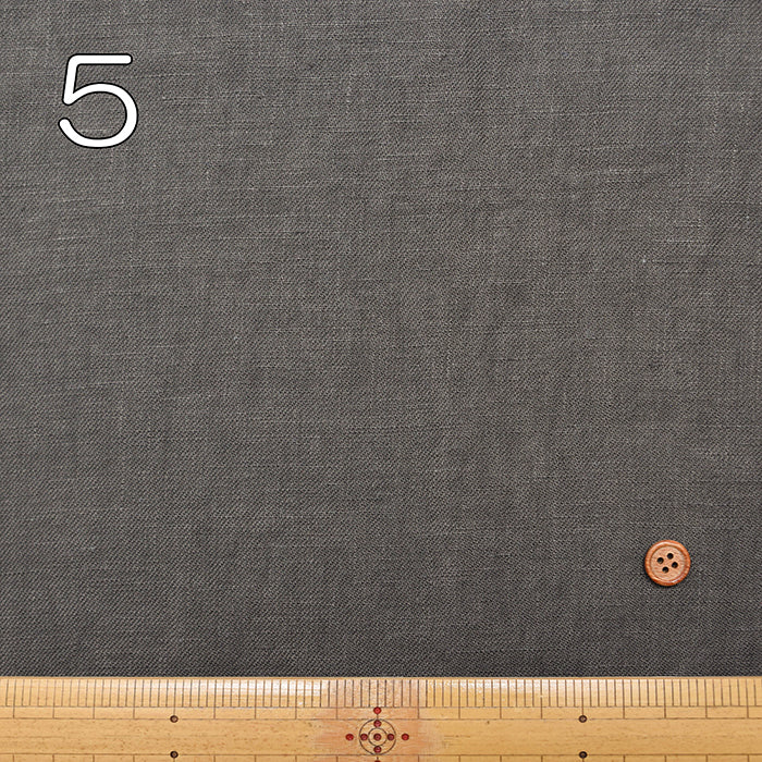 Olive Soft Finish 40 Linen Twill Fabric - Plain - nomura tailor