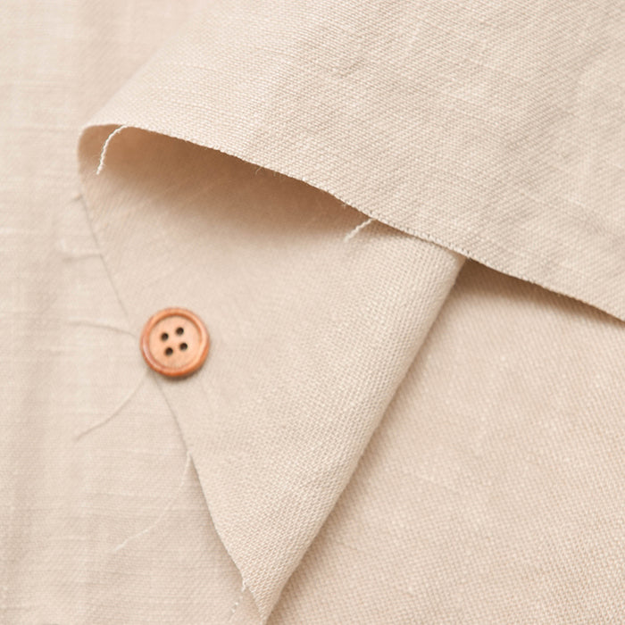 Olive Soft Finish 40 Linen Twill Fabric - Plain - nomura tailor