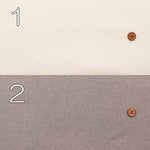 60 French Puffy Linen Canvas Fabric - Plain - nomura tailor
