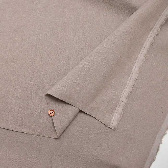 60 French Puffy Linen Canvas Fabric - Plain - nomura tailor