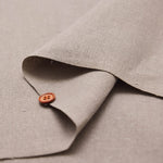 60 French Puffy Linen Canvas Fabric - Plain - nomura tailor