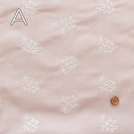 Cotton Broadcloth Lace Fabric - Flower Bouquet - nomura tailor