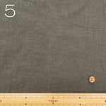 Kamataki Olive Soft Finish 60 Linen Fabric - Plain - nomura tailor