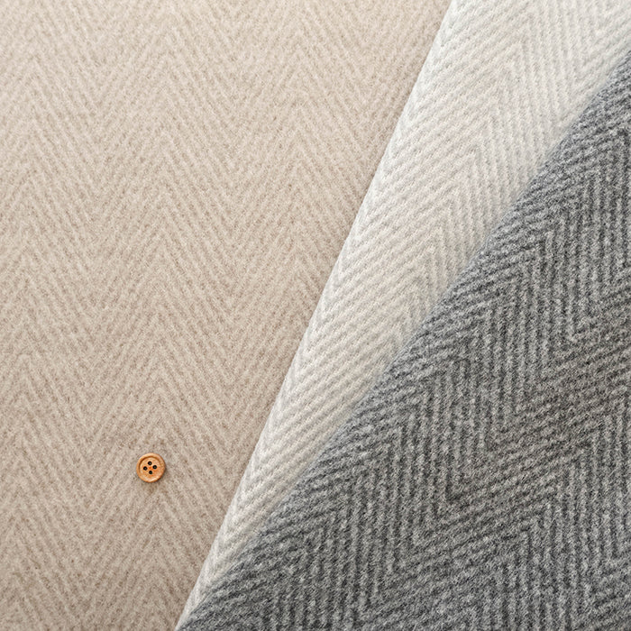 Polyester Double Jersey Fabric - Herringbone - nomura tailor