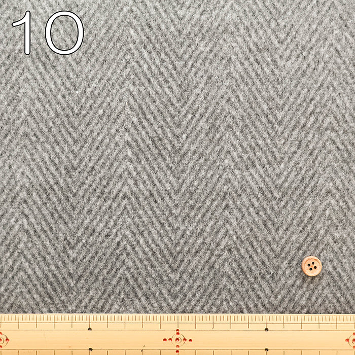 Polyester Double Jersey Fabric - Herringbone - nomura tailor