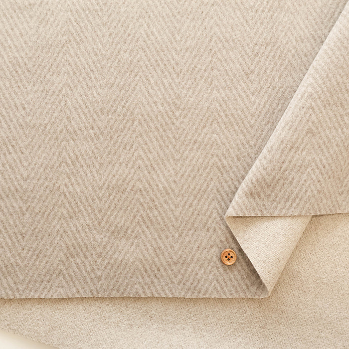 Polyester Double Jersey Fabric - Herringbone - nomura tailor