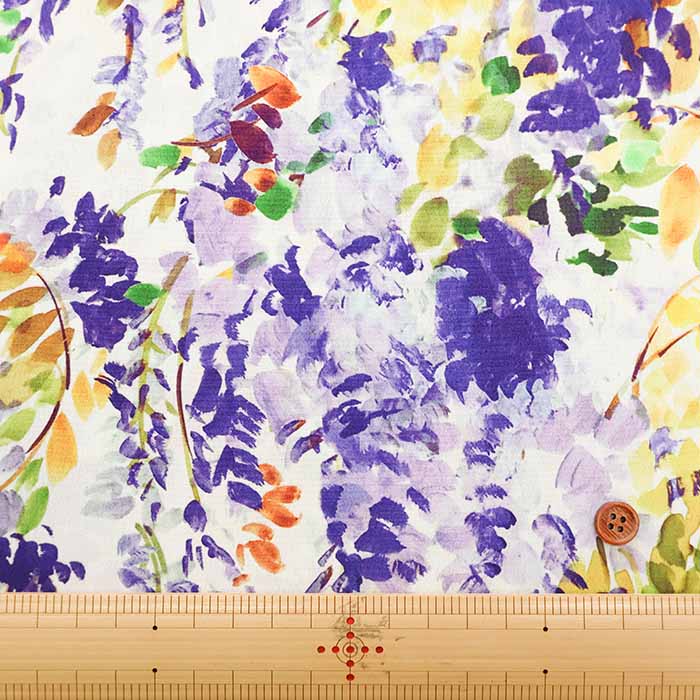 Polyester Inkjet Print Fabric - Flower - nomura tailor