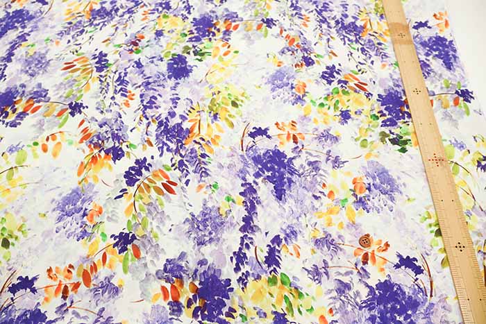 Polyester Inkjet Print Fabric - Flower - nomura tailor