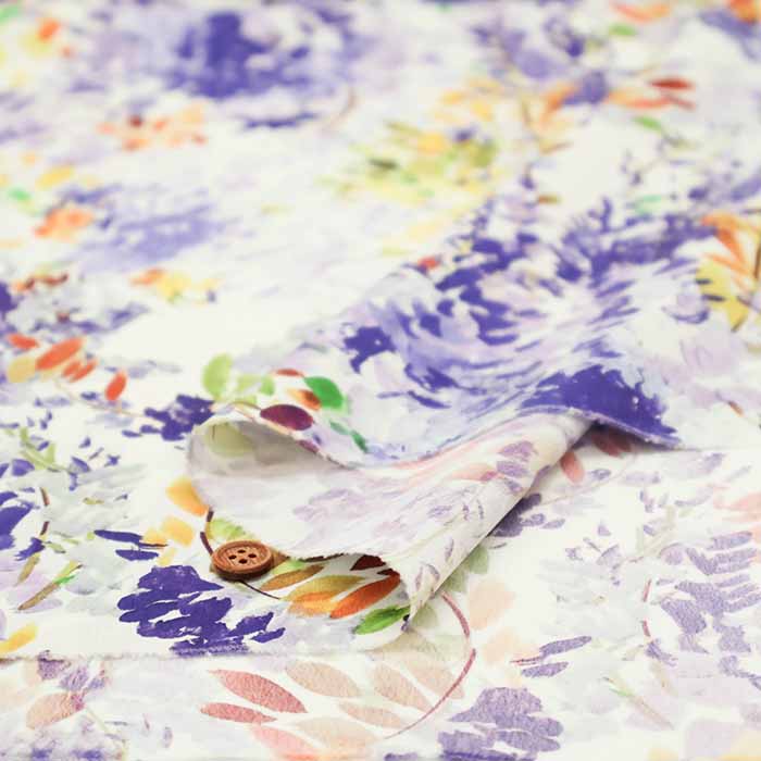 Polyester Inkjet Print Fabric - Flower - nomura tailor