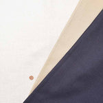Polyester Rayon Blend Cotton Linen Reversible Double-Faced Fabric - Plain - nomura tailor