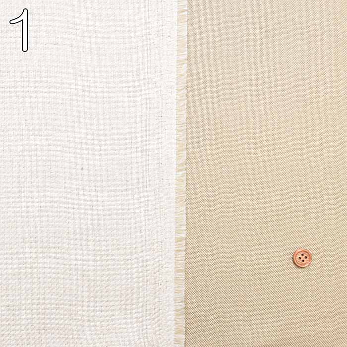 Polyester Rayon Blend Cotton Linen Reversible Double-Faced Fabric - Plain - nomura tailor