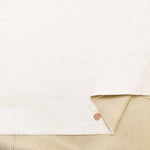 Polyester Rayon Blend Cotton Linen Reversible Double-Faced Fabric - Plain - nomura tailor