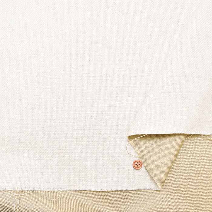 Polyester Rayon Blend Cotton Linen Reversible Double-Faced Fabric - Plain - nomura tailor