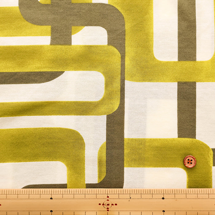 Cotton Strong Twist SZ Jersey Print Fabric - Motif - nomura tailor