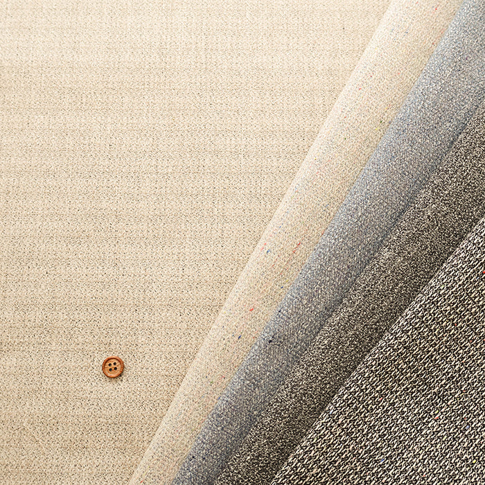 Dobby Tweed Fabric - Plain - nomura tailor