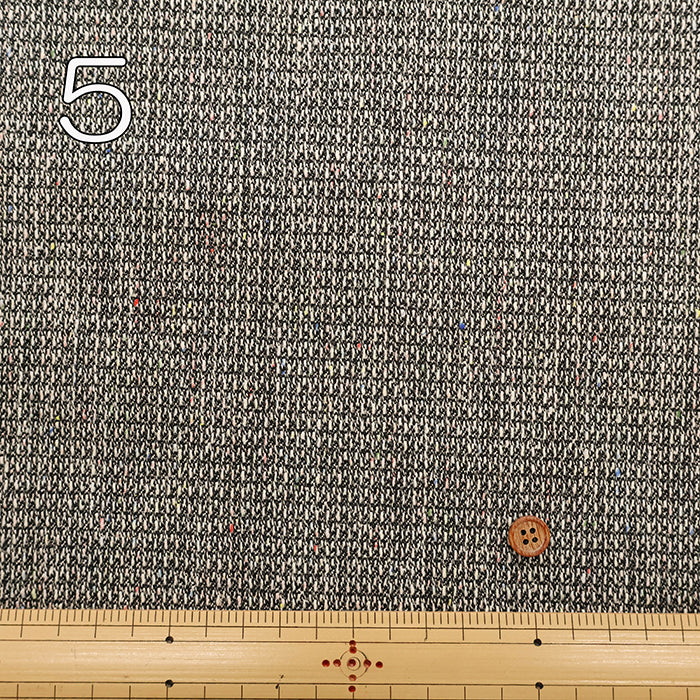 Dobby Tweed Fabric - Plain - nomura tailor