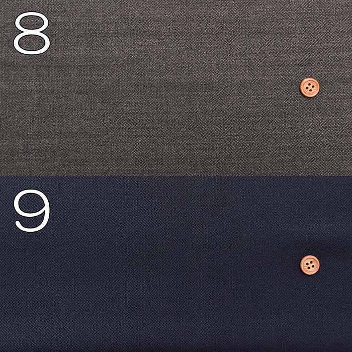 Anastasia 2-Way Washable Triple Twisted Dobby Fabric - Plain - nomura tailor