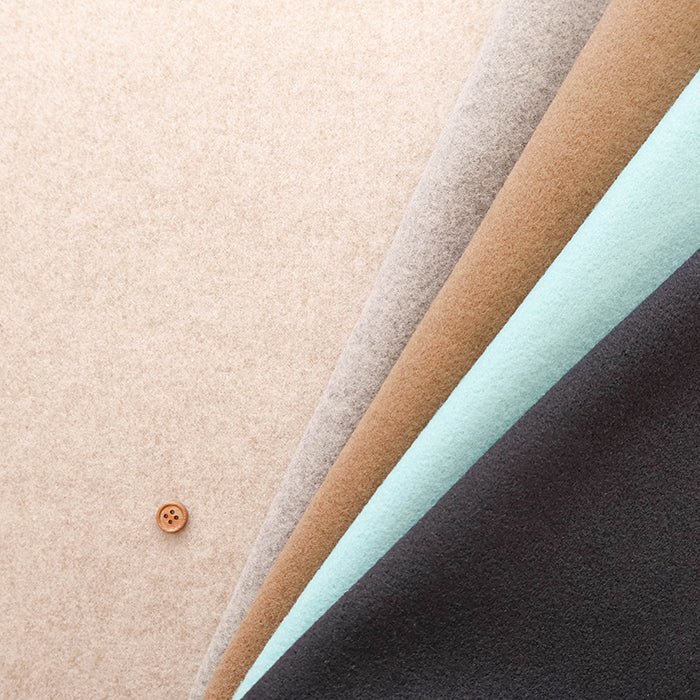 Wool-Like Needle Stretch Fabric - Plain - nomura tailor