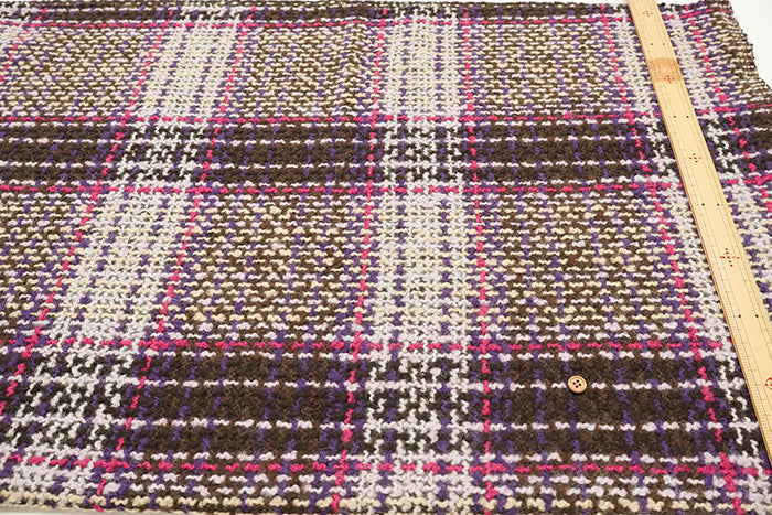 Check Tweed Fabric - nomura tailor