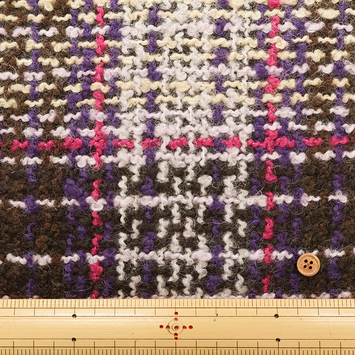 Check Tweed Fabric - nomura tailor