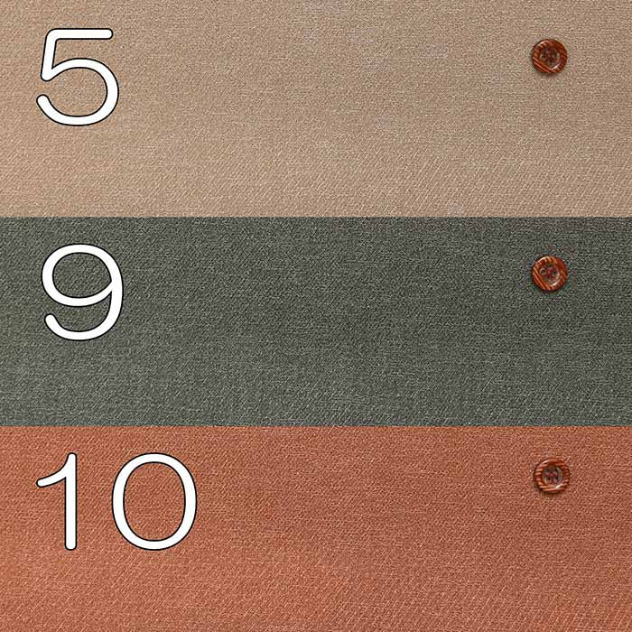 Linen -like French Twill fabric solid - nomura tailor