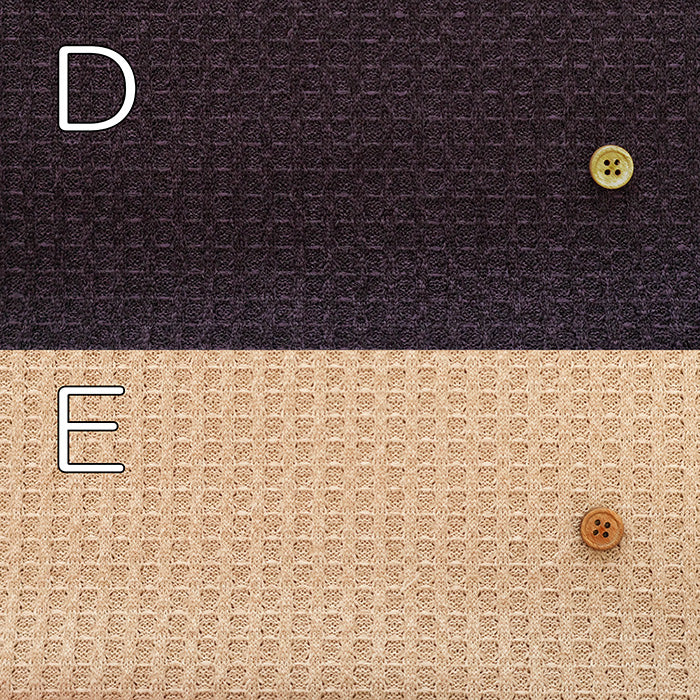 Polyester Waffle Knit Fabric - Plain - nomura tailor