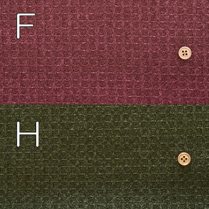 Polyester Waffle Knit Fabric - Plain - nomura tailor