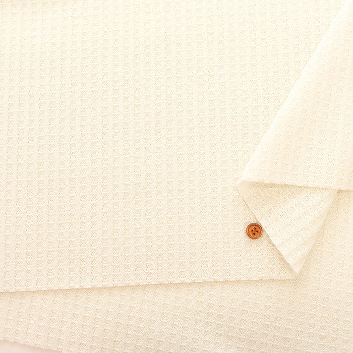Polyester Waffle Knit Fabric - Plain - nomura tailor