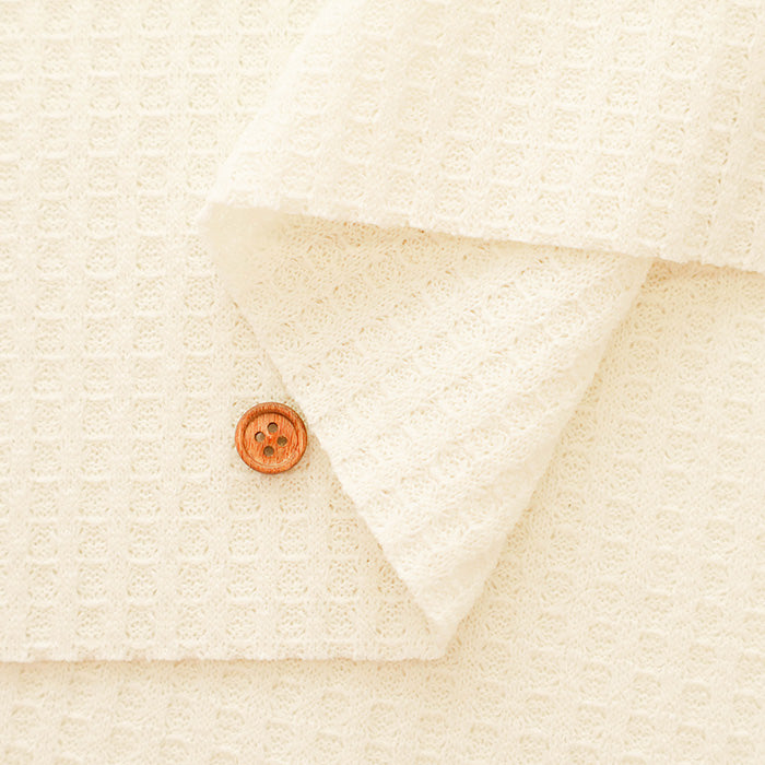 Polyester Waffle Knit Fabric - Plain - nomura tailor