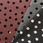Polyester  flocked  Knit Fabric - nomura tailor