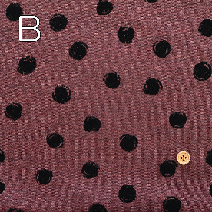 Polyester  flocked  Knit Fabric - nomura tailor