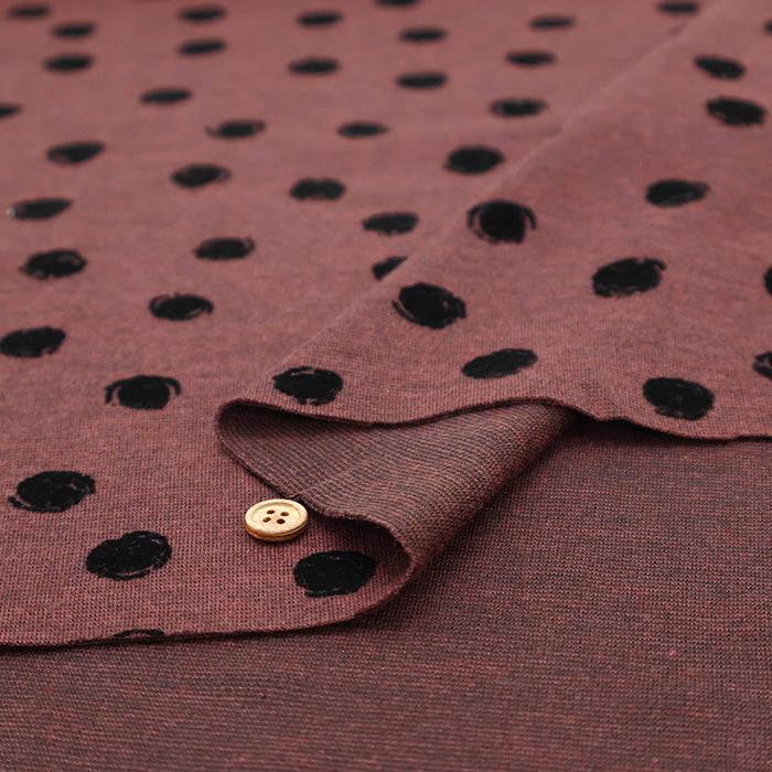 Polyester  flocked  Knit Fabric - nomura tailor