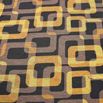 Lyocell Knit Printed Fabric - Geometric Pattern - nomura tailor