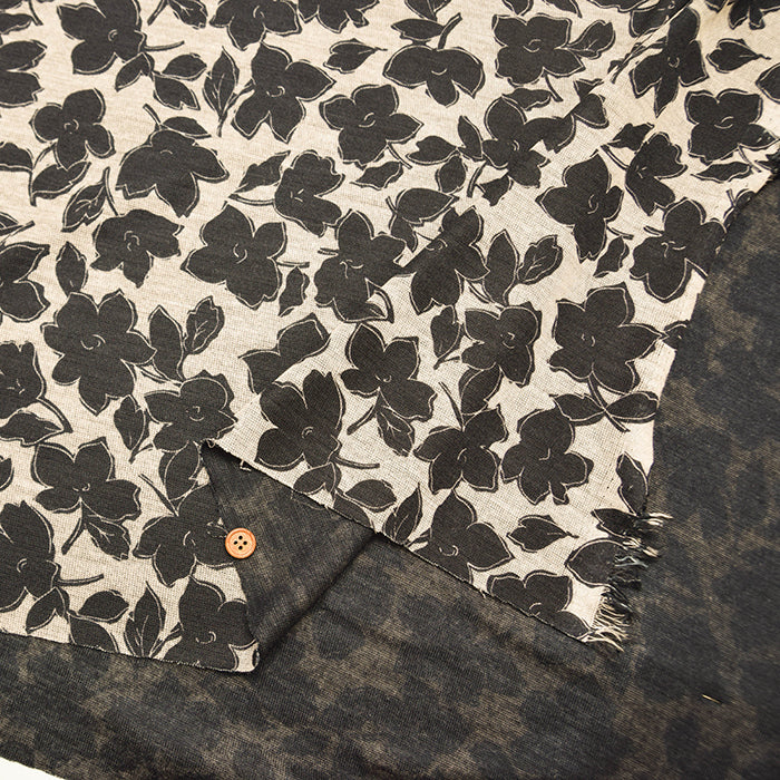 Lyocell Knit Printed Fabric - Flower - nomura tailor