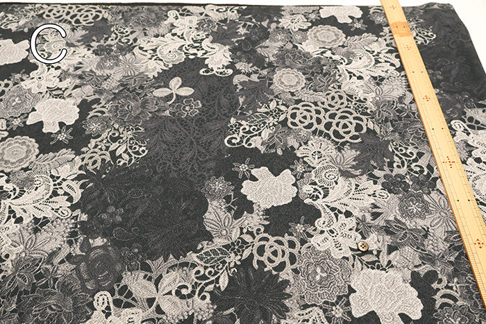 Polyester Crepe Knit Print Fabric - Imported Style - nomura tailor
