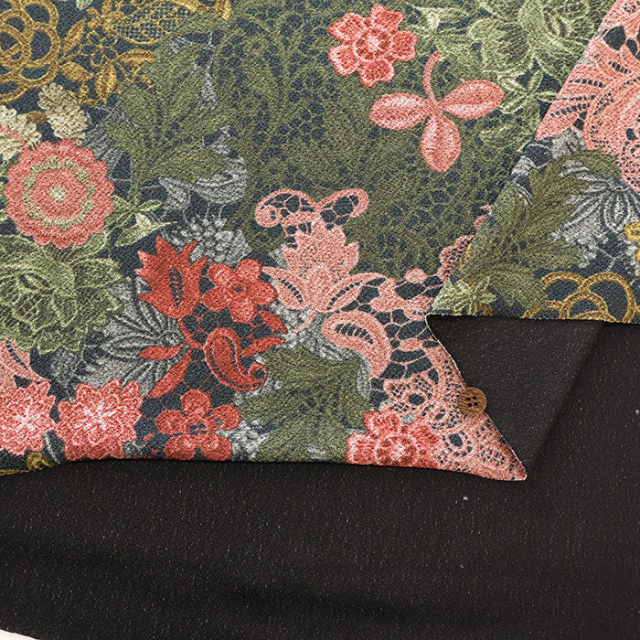 Polyester Crepe Knit Print Fabric - Imported Style - nomura tailor