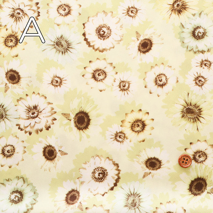 Polyester smooth knit Fabric - Flower - nomura tailor