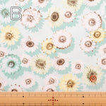 Polyester smooth knit Fabric - Flower - nomura tailor