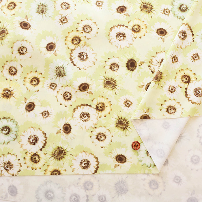 Polyester smooth knit Fabric - Flower - nomura tailor