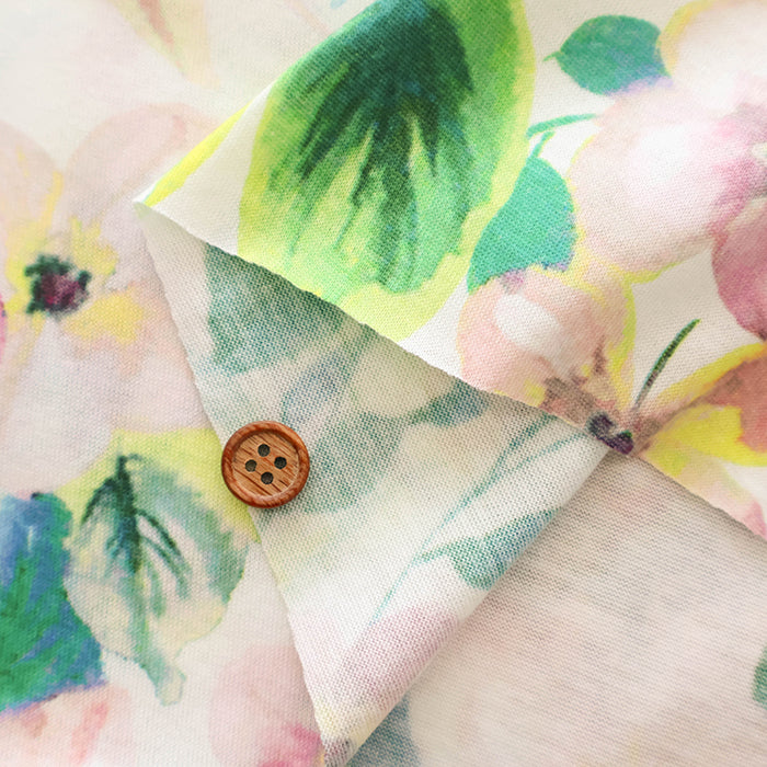 Cotton 60 Twin Jersey Inkjet-printed Fabric - Botanical - nomura tailor