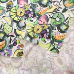 Cotton 60 Twin Jersey Inkjet-printed Fabric - Fruit - nomura tailor