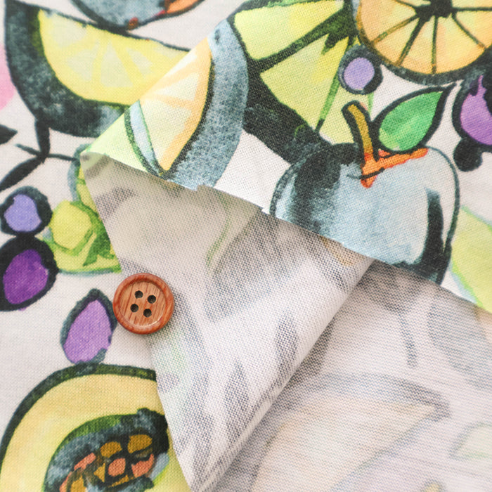 Cotton 60 Twin Jersey Inkjet-printed Fabric - Fruit - nomura tailor