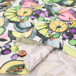 Cotton 60 Twin Jersey Inkjet-printed Fabric - Fruit - nomura tailor