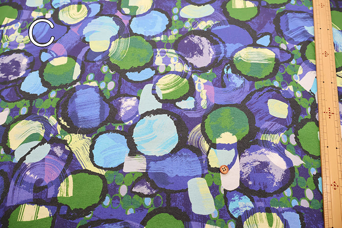Cotton 60 Twin Jersey Inkjet-printed Fabric - Dot - nomura tailor